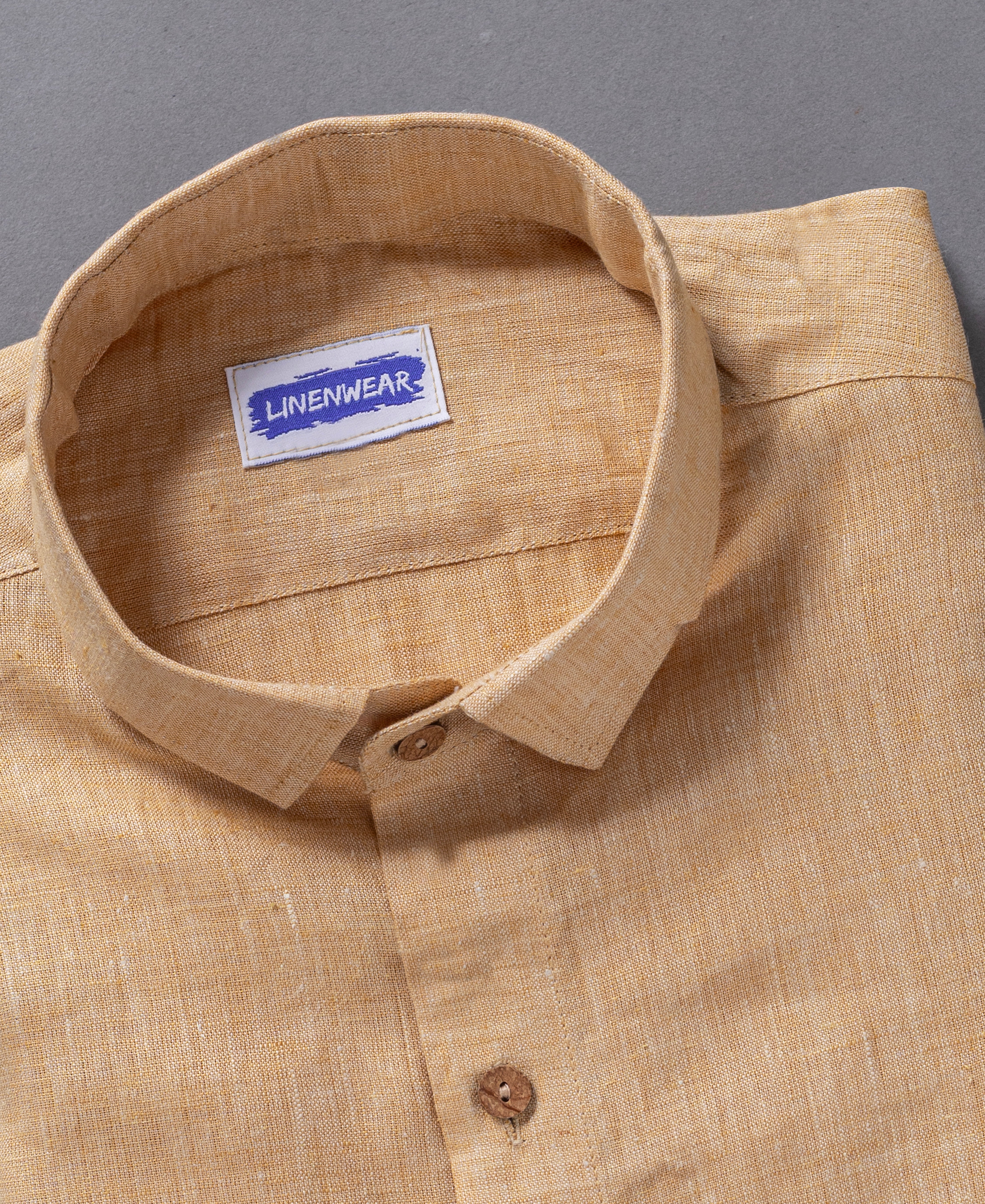 Pure Linen Combo Shirt With Pocket Regular Fit