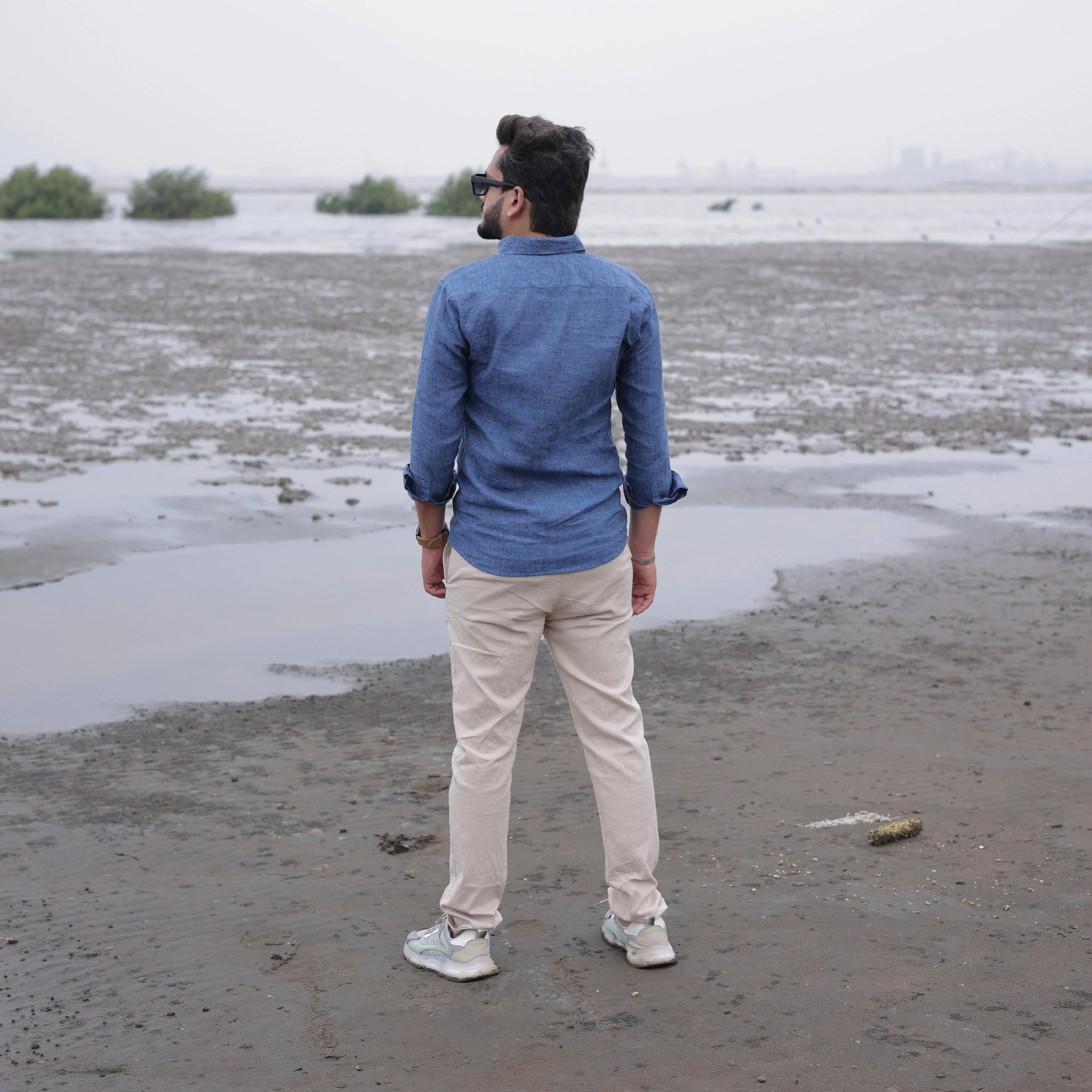 Combo of Men's Linen Blend Full Sleeve Casual Shirt