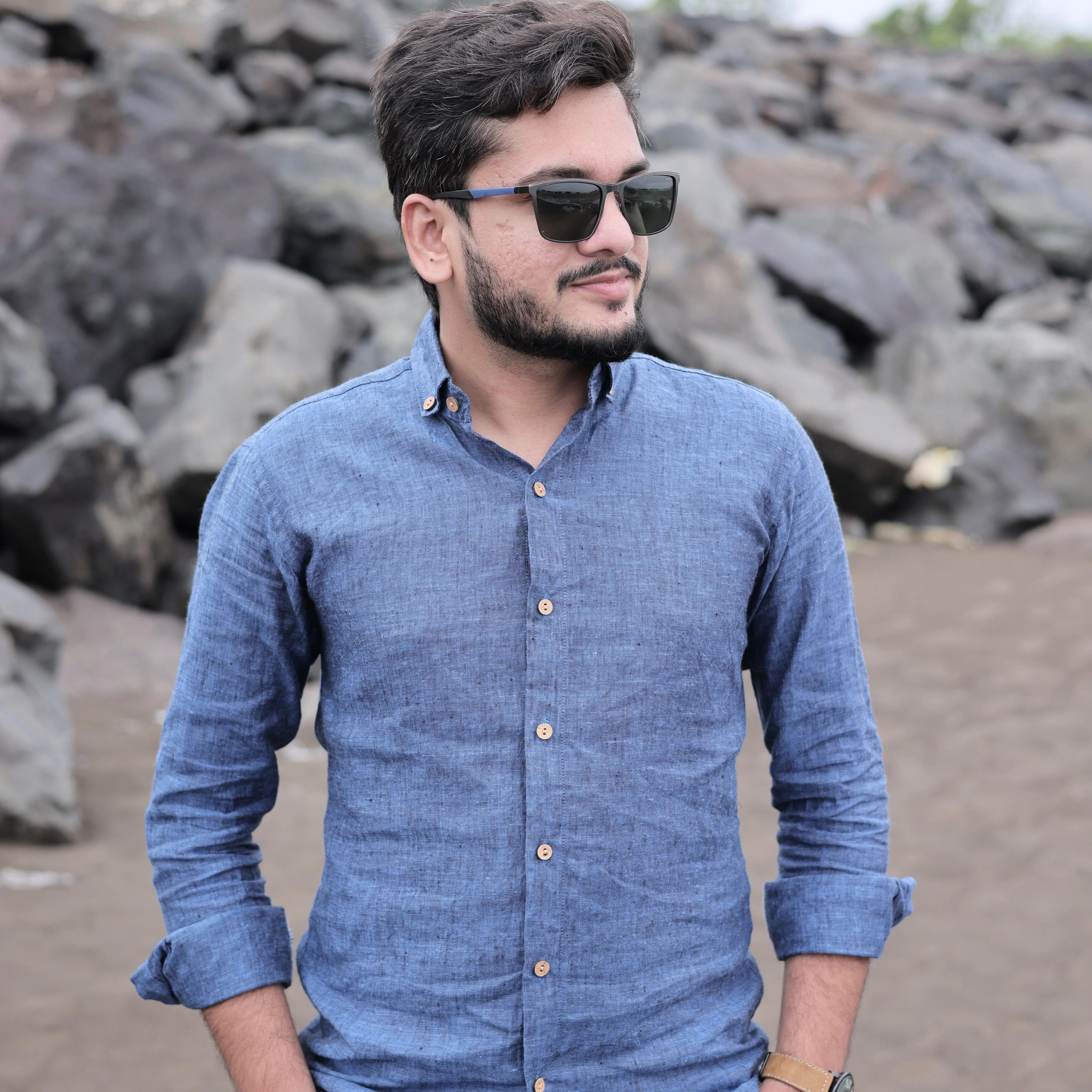 Combo of Men's Linen Blend Full Sleeve Casual Shirt