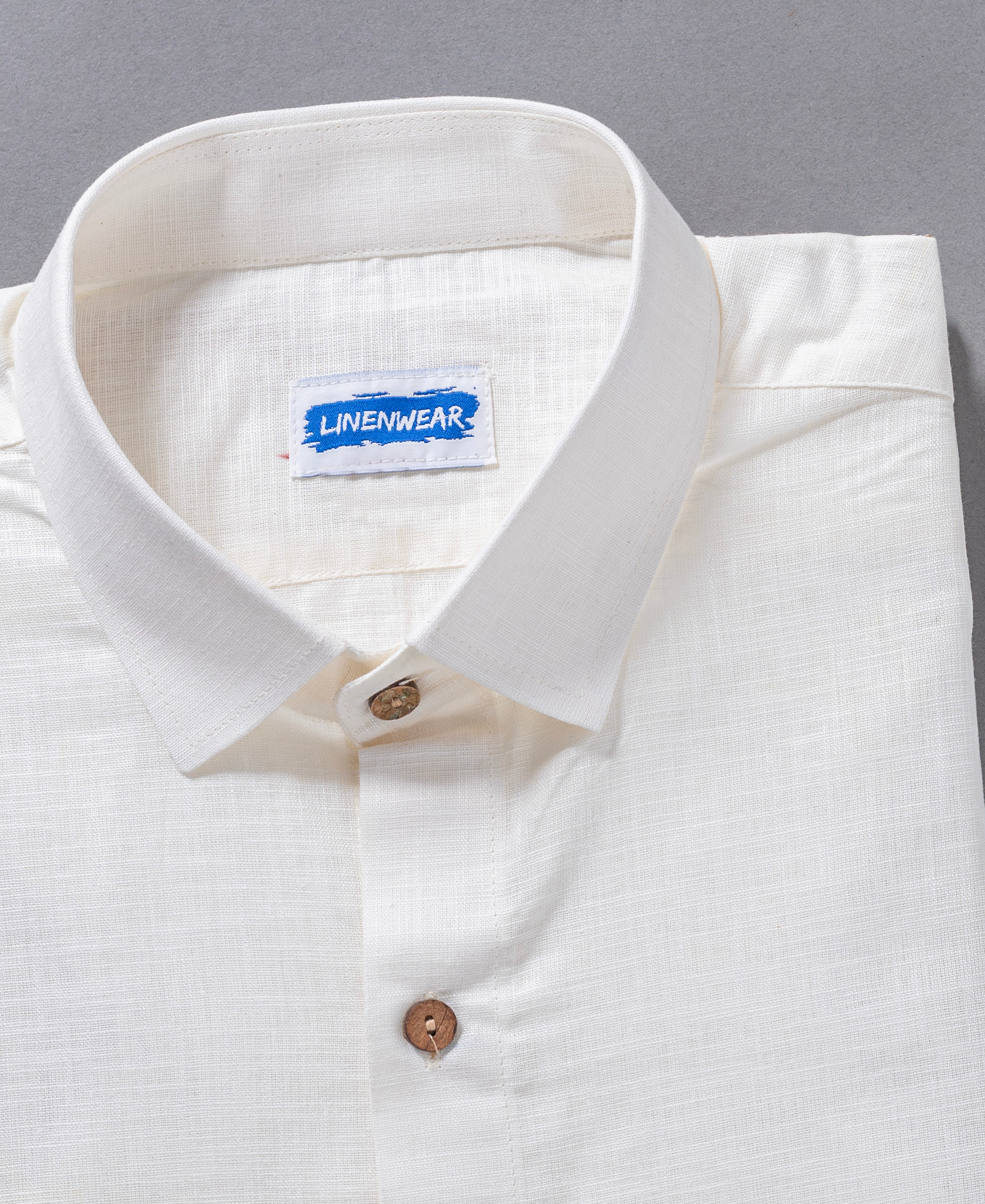 Premium Look Wooden Button Combo Men Shirt