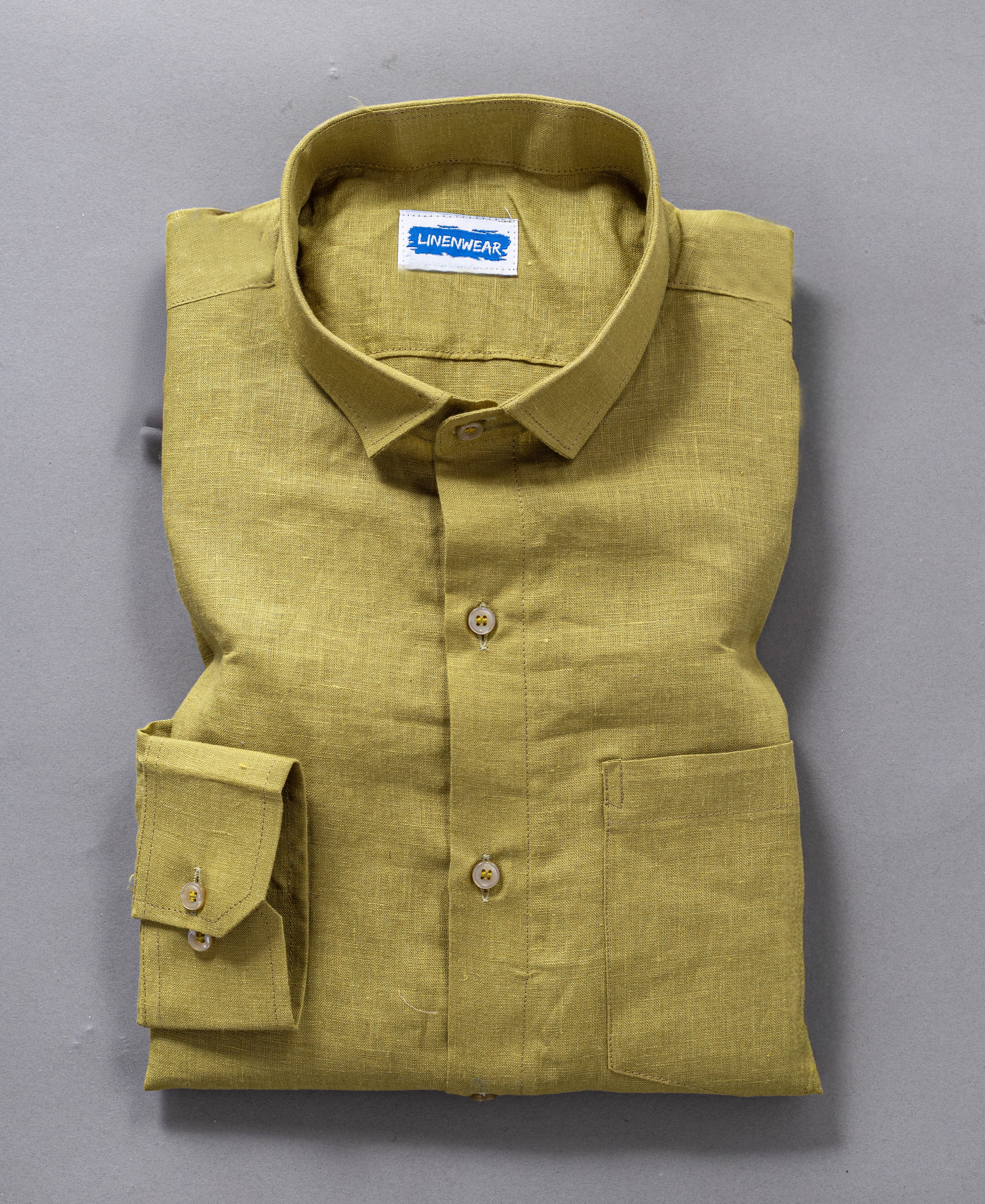 Green and Light Purple Combo Shirt With Pocket