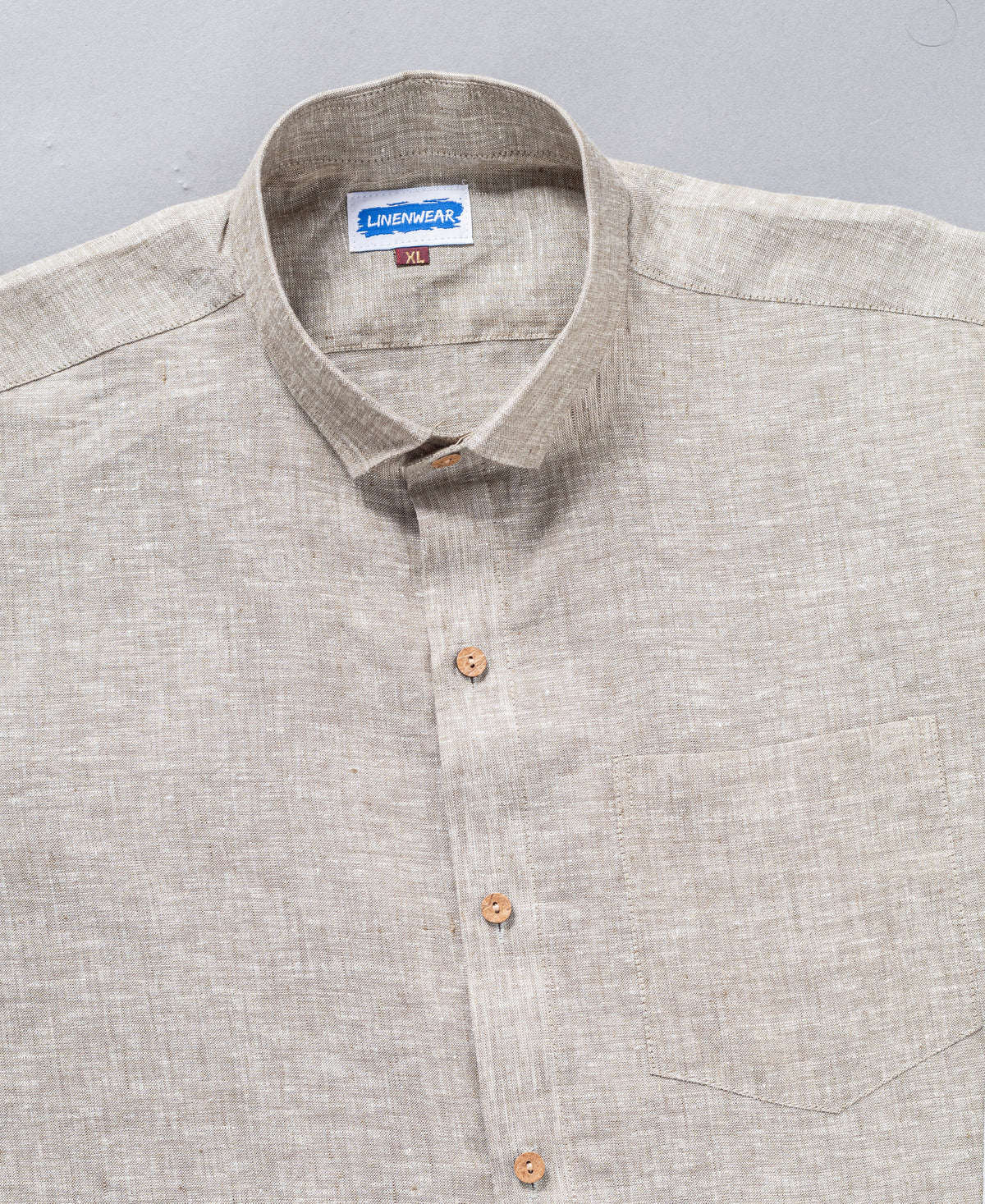 Pure Linen Combo Shirt For Men Full Sleeve