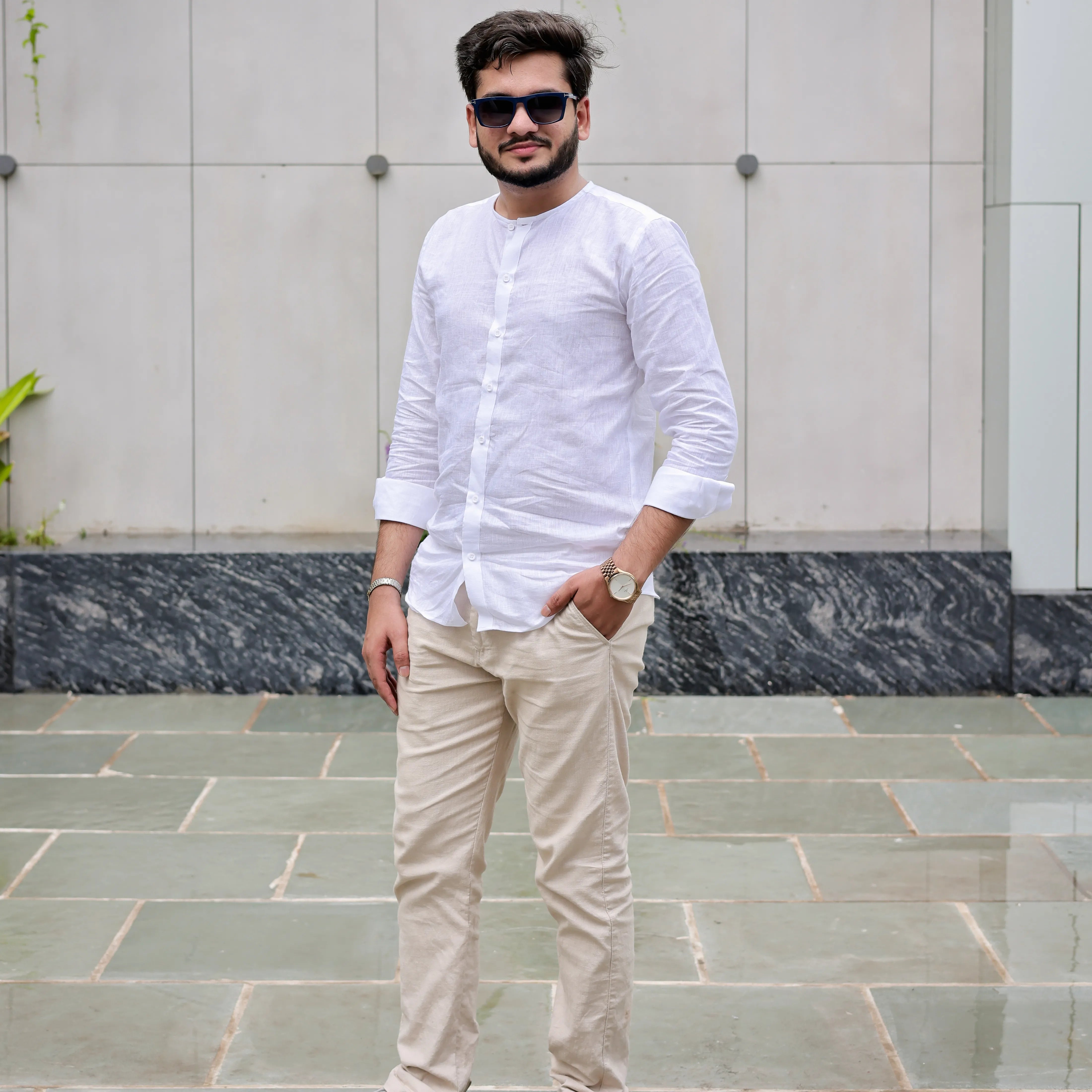 long sleeve white shirt