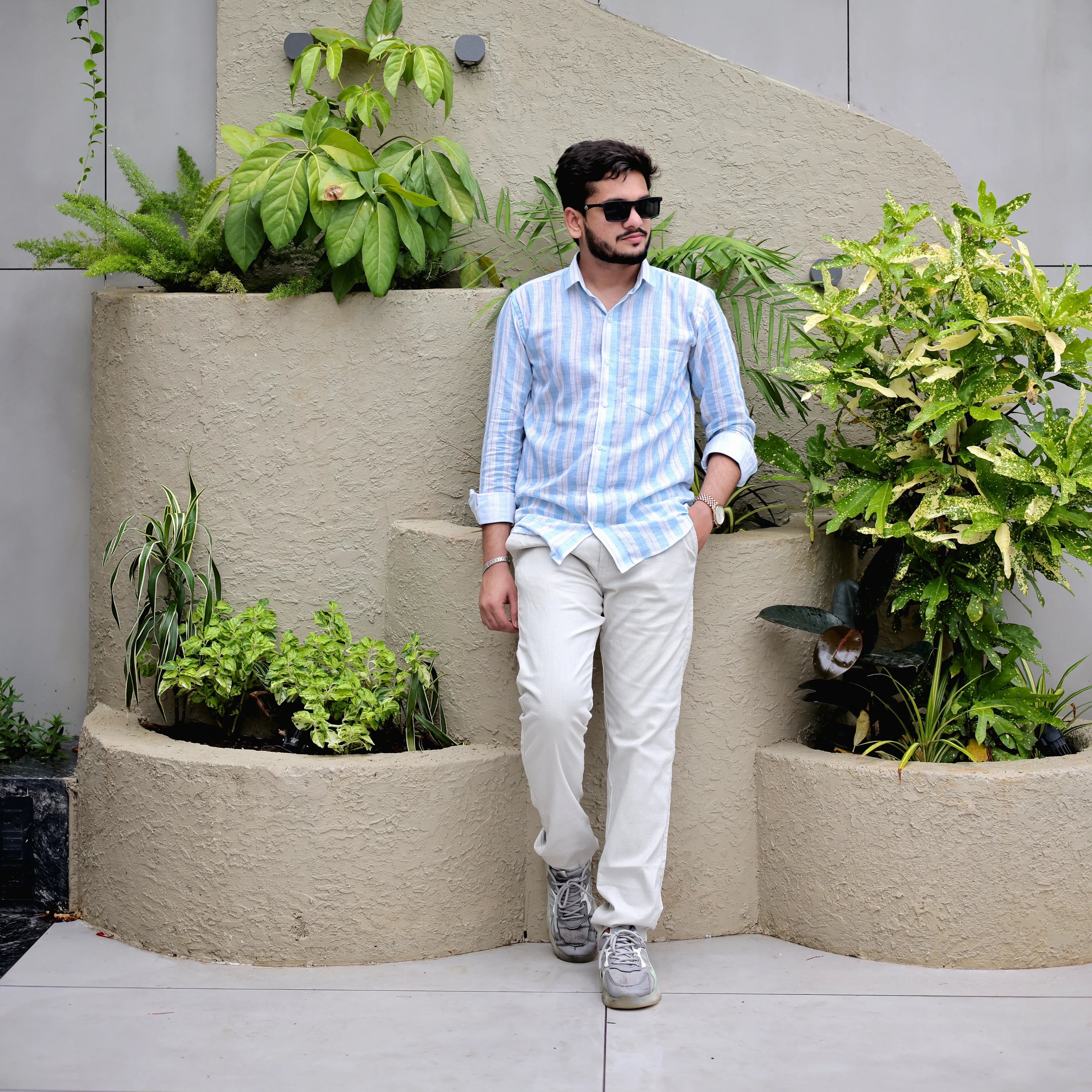 partywear linen shirt