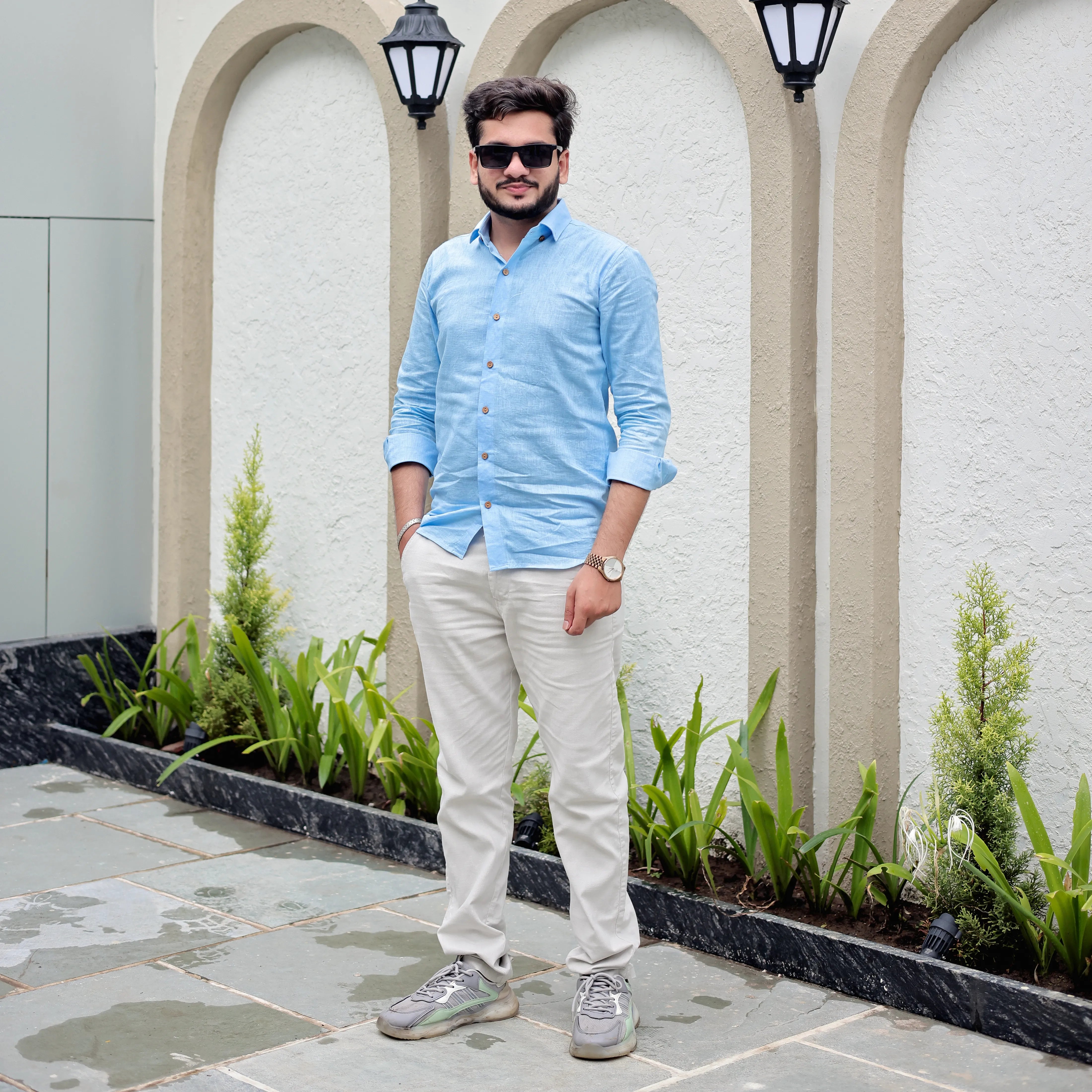 Sky Blue Men’s Shirt