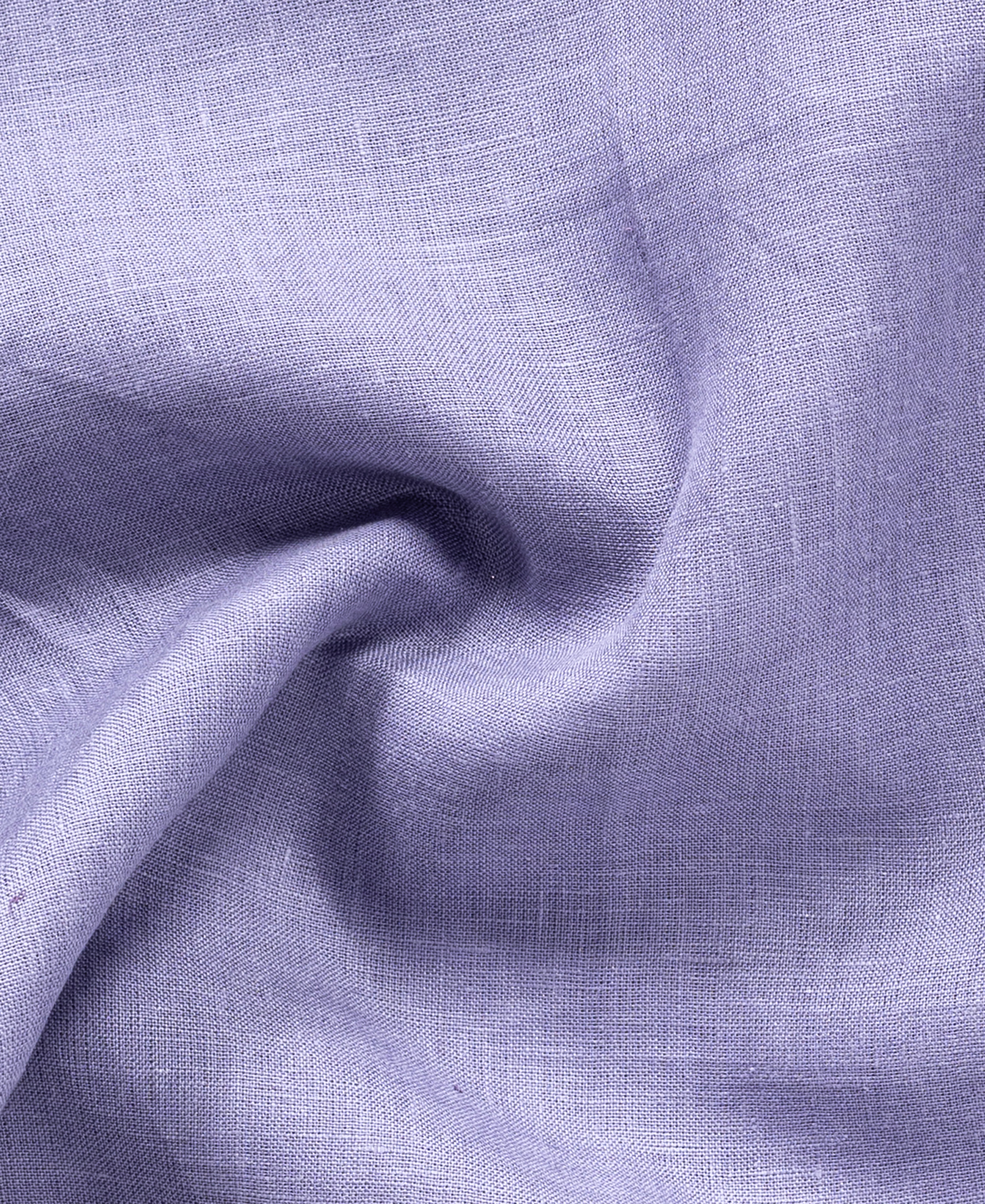 Modern Casual Style Lavender Pure Linen Shirt