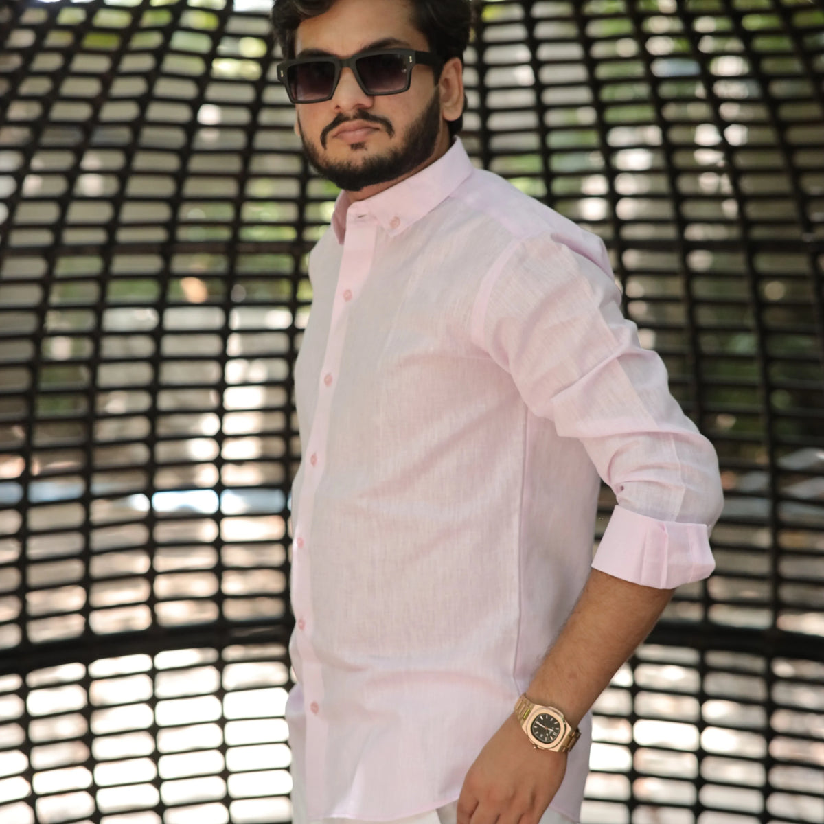 Formal-casual hybrid shirt