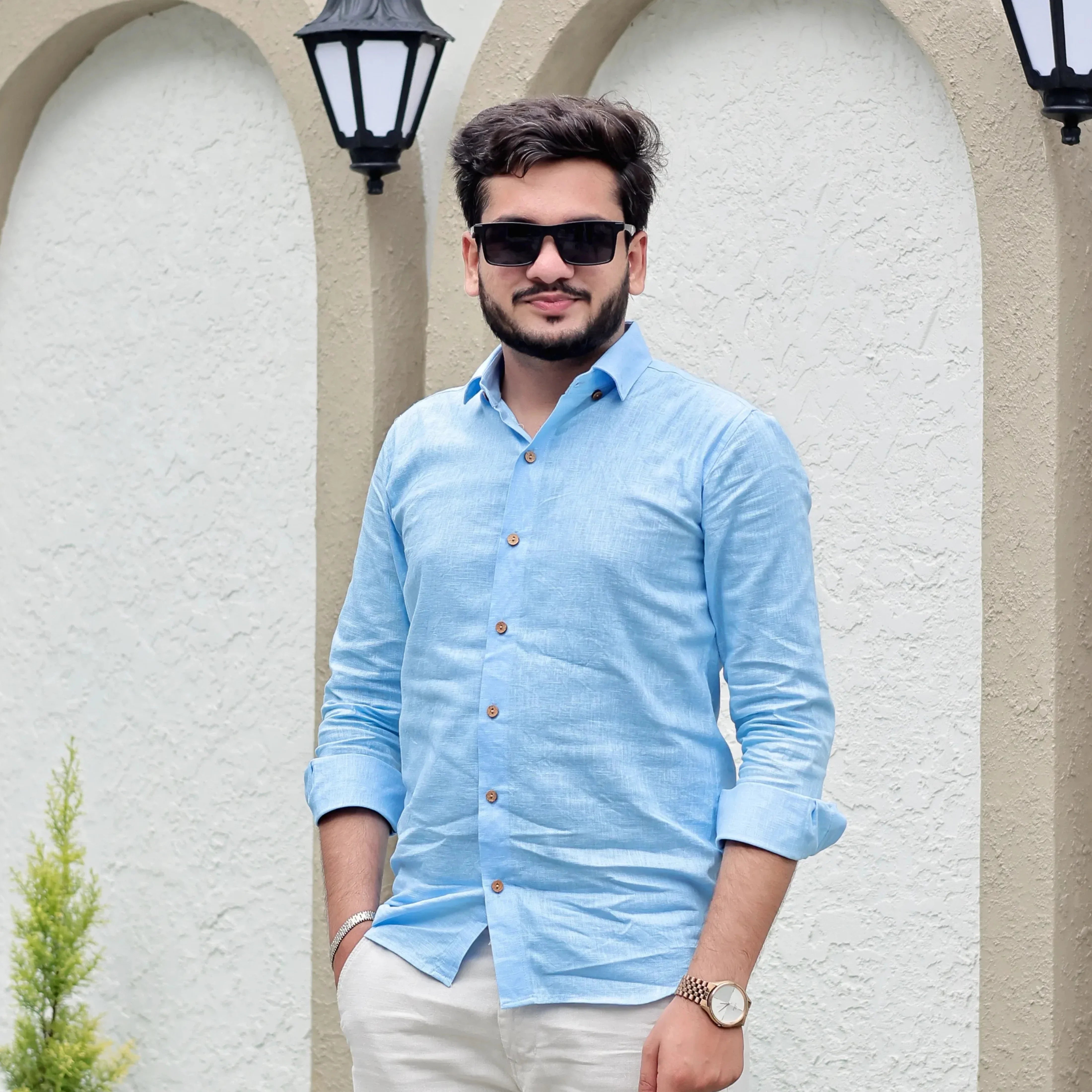 Men's Light Blue Shirt