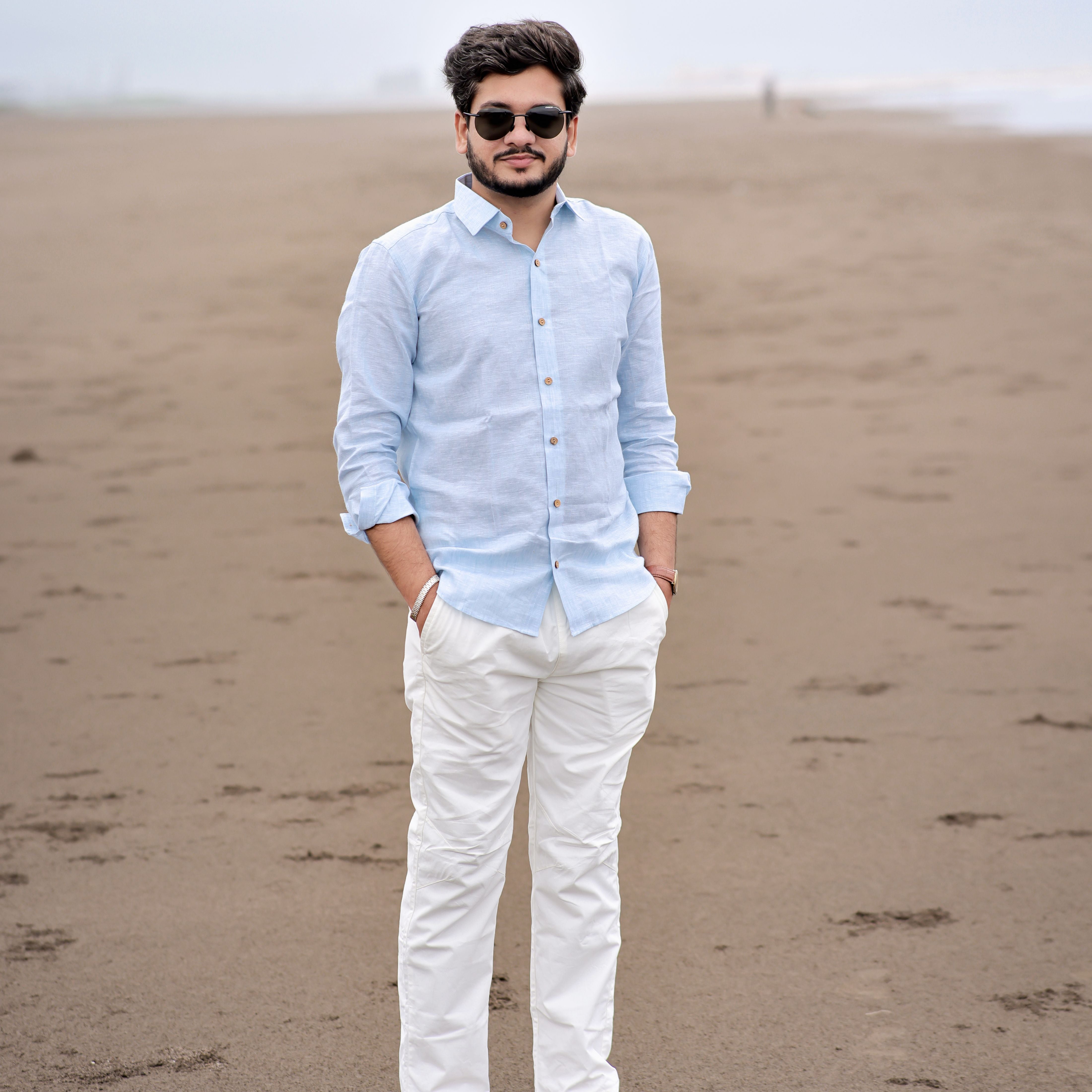 regular wear linen shirt