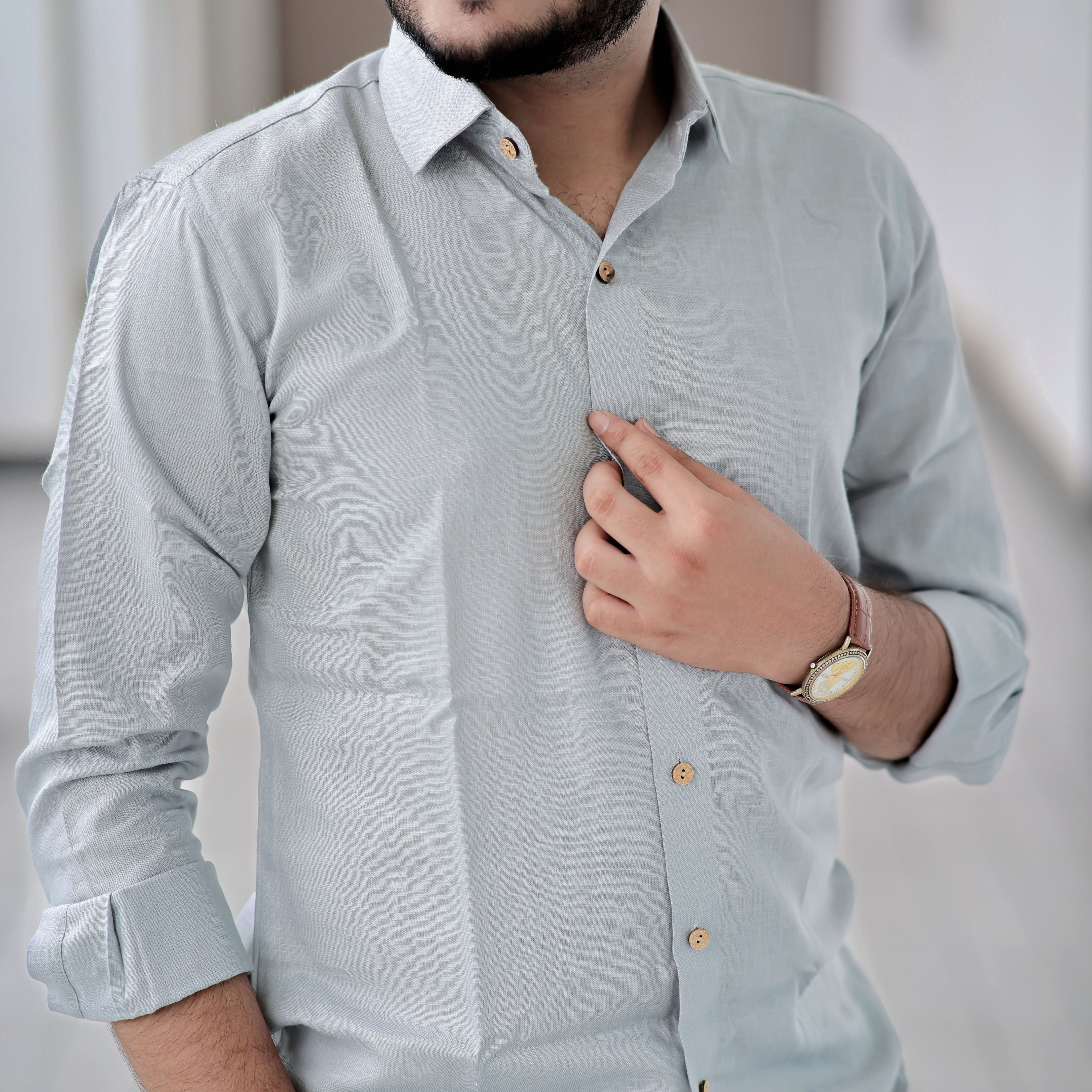 Trendy Men’s linen Shirt