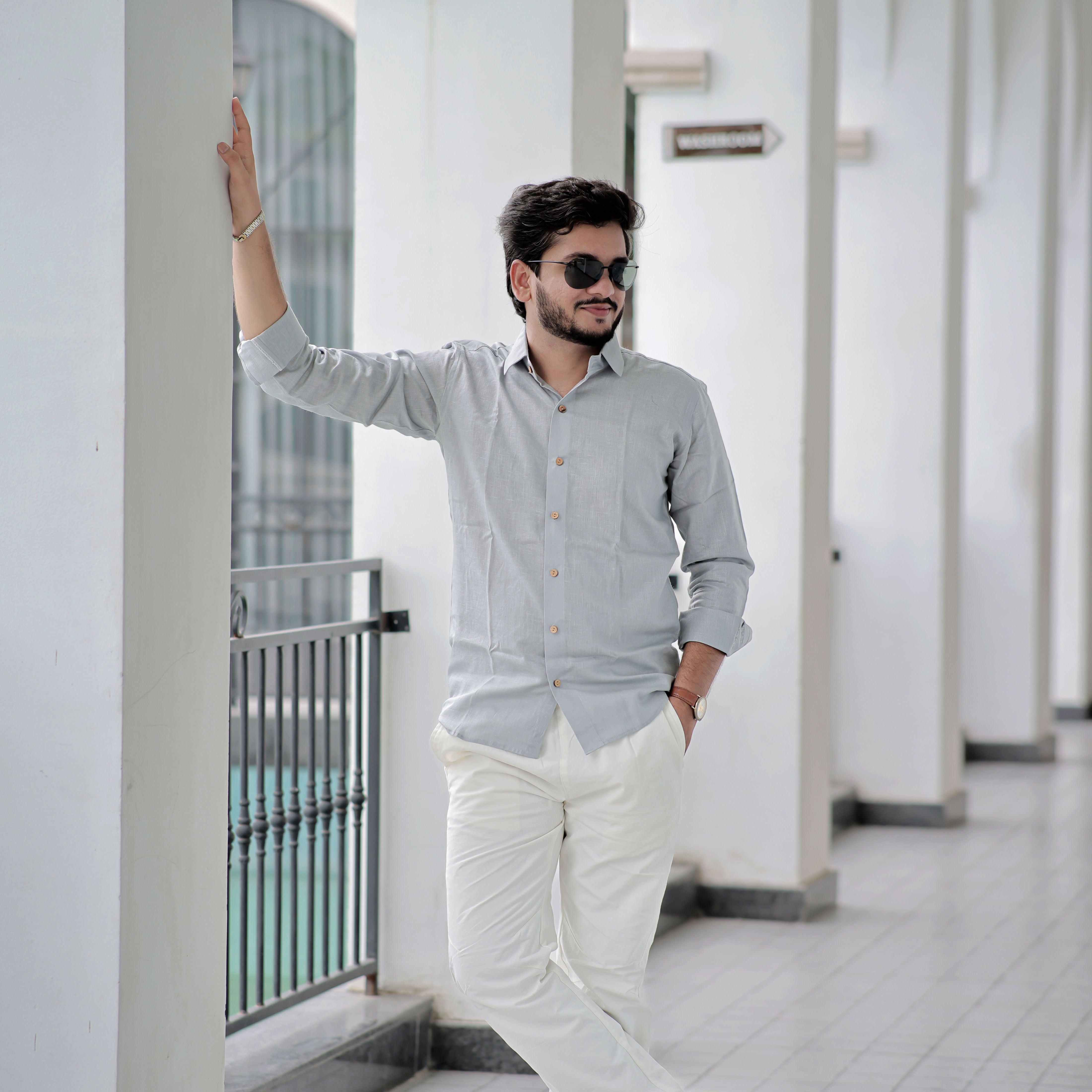 Plain Grey Shirt Regular Fit