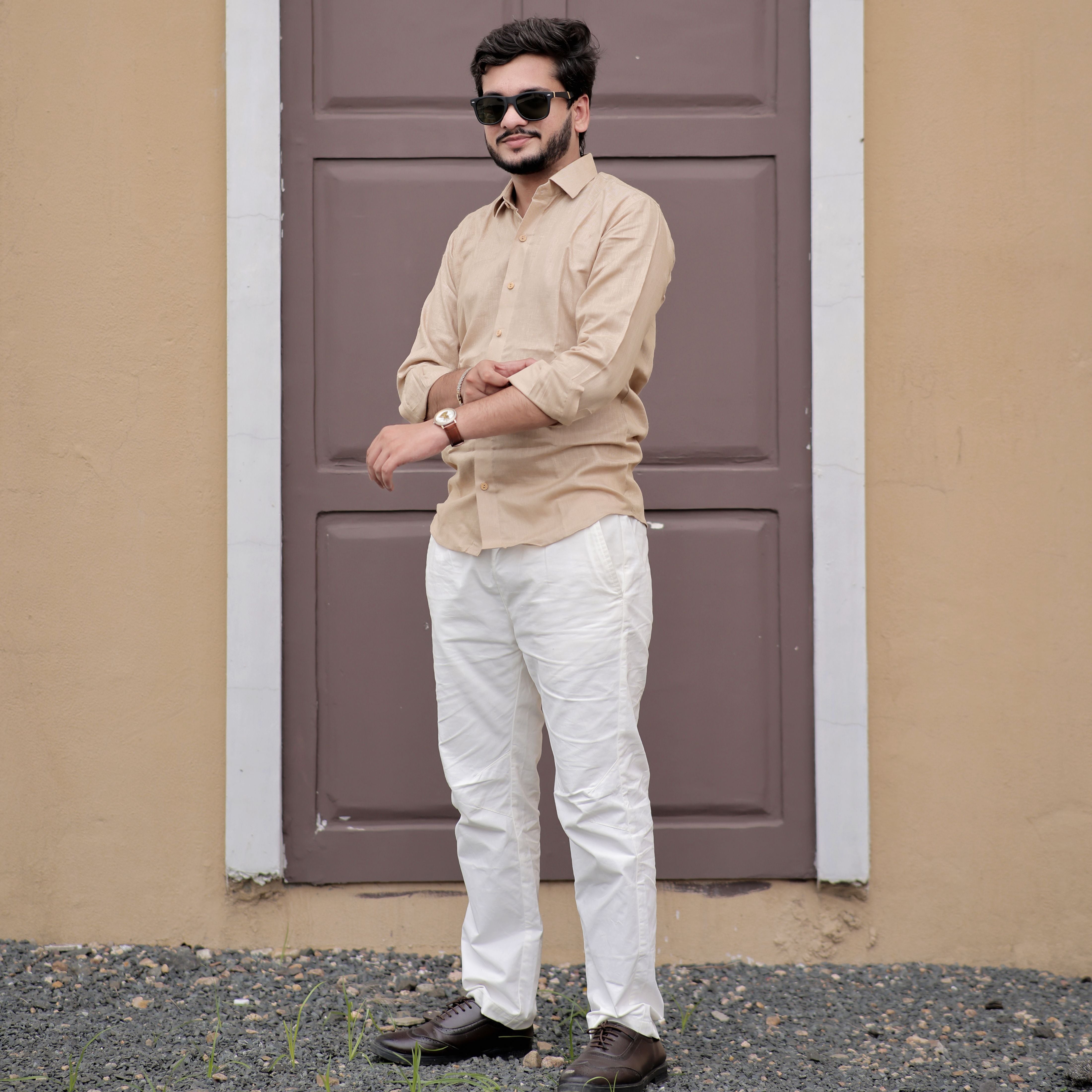 formal linen shirt