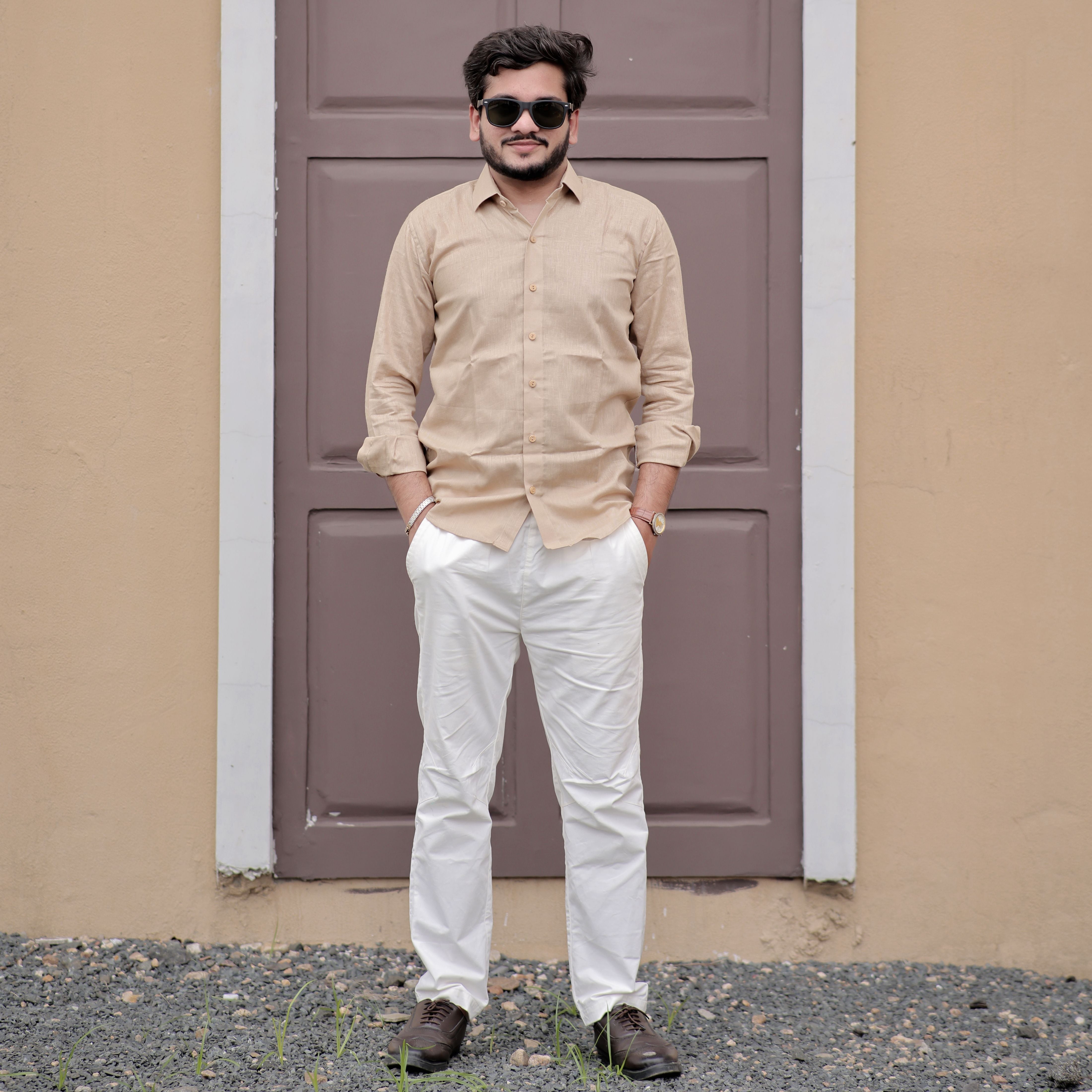 100% pure linen shirt