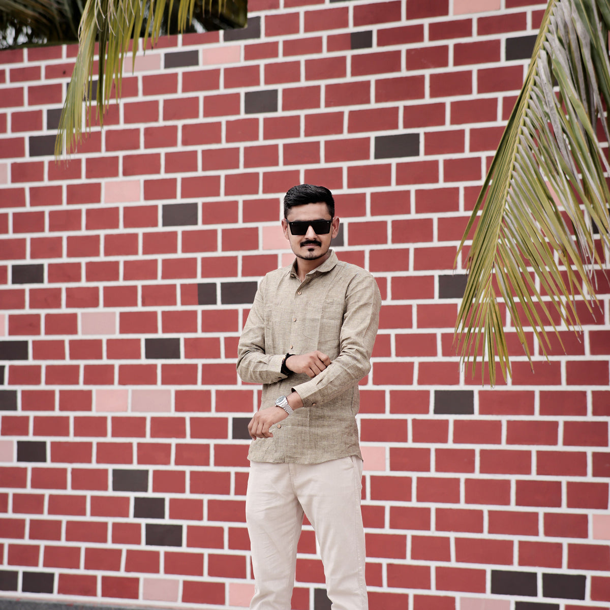 men's linen shirt