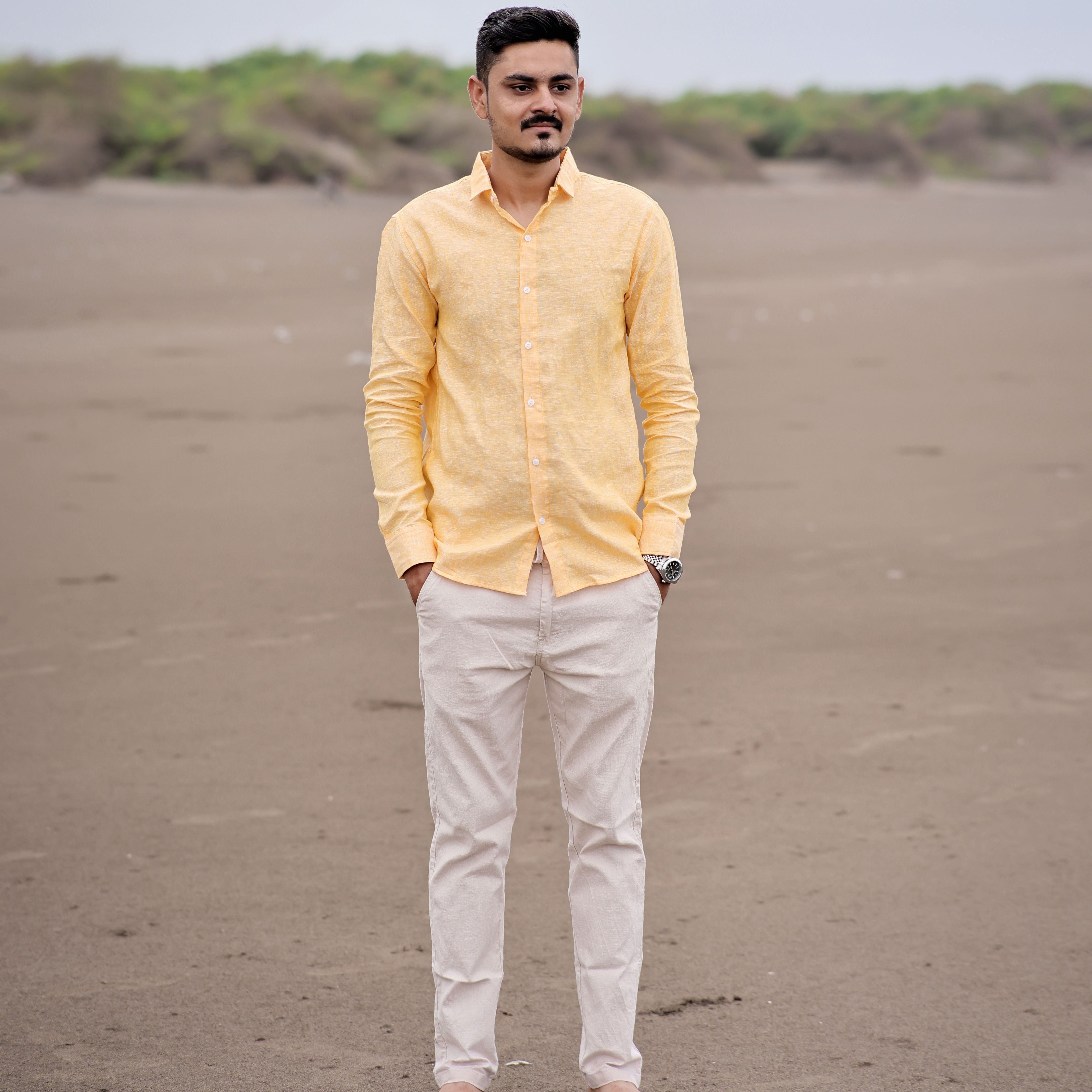 pure linen shirt