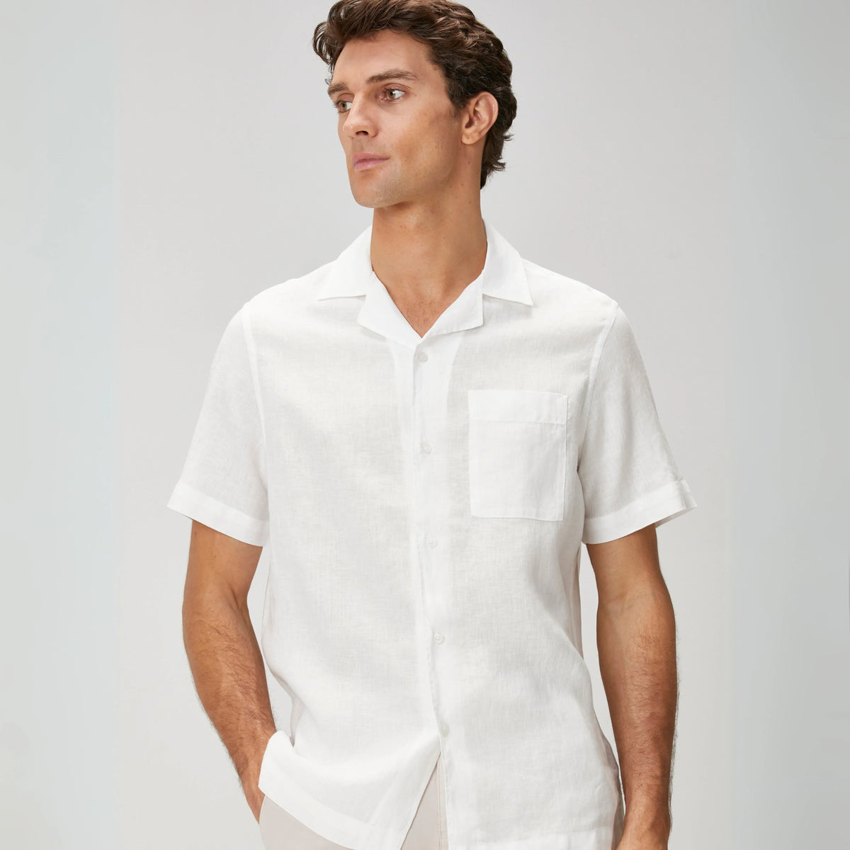 lightweight linen shirt men
