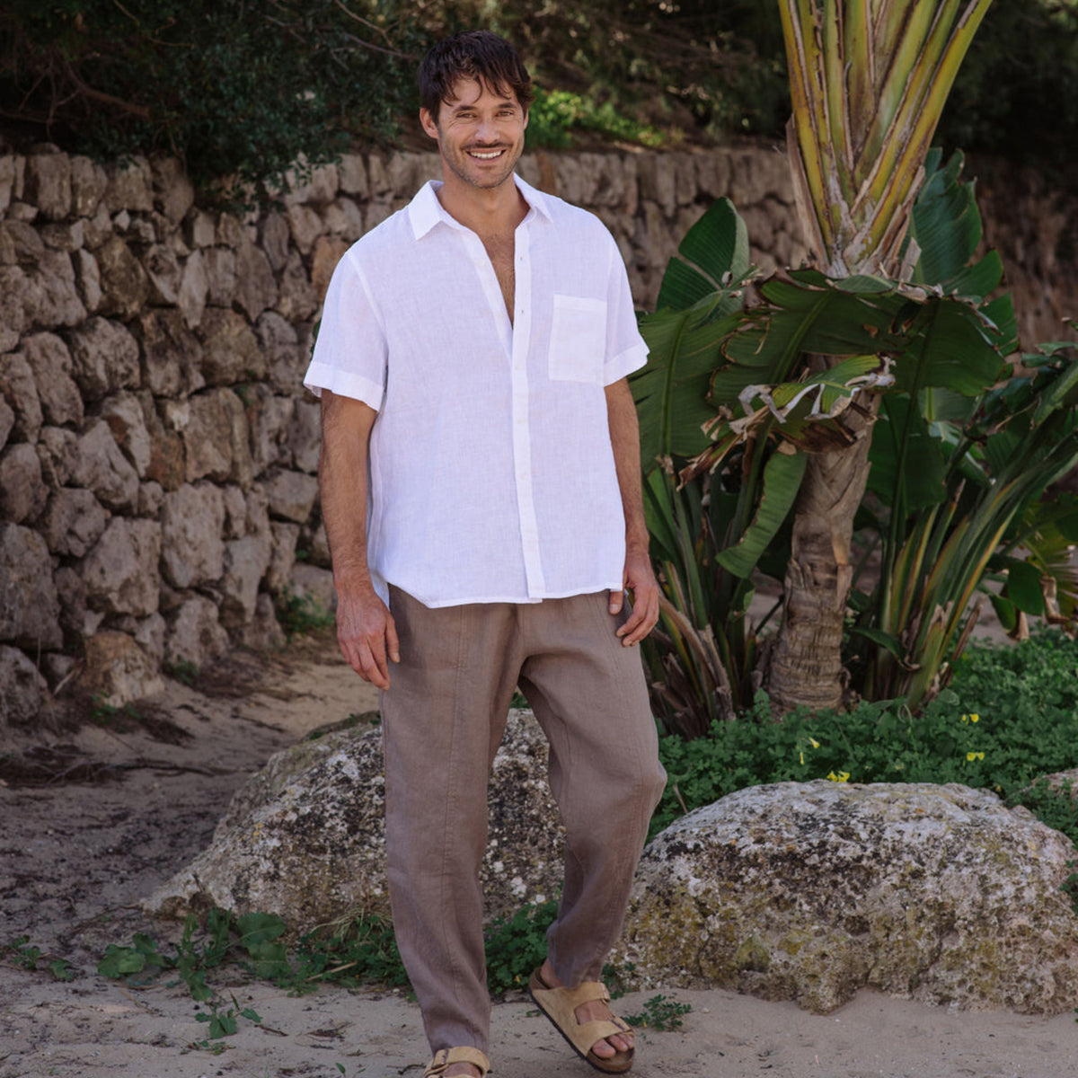 men’s linen shirt