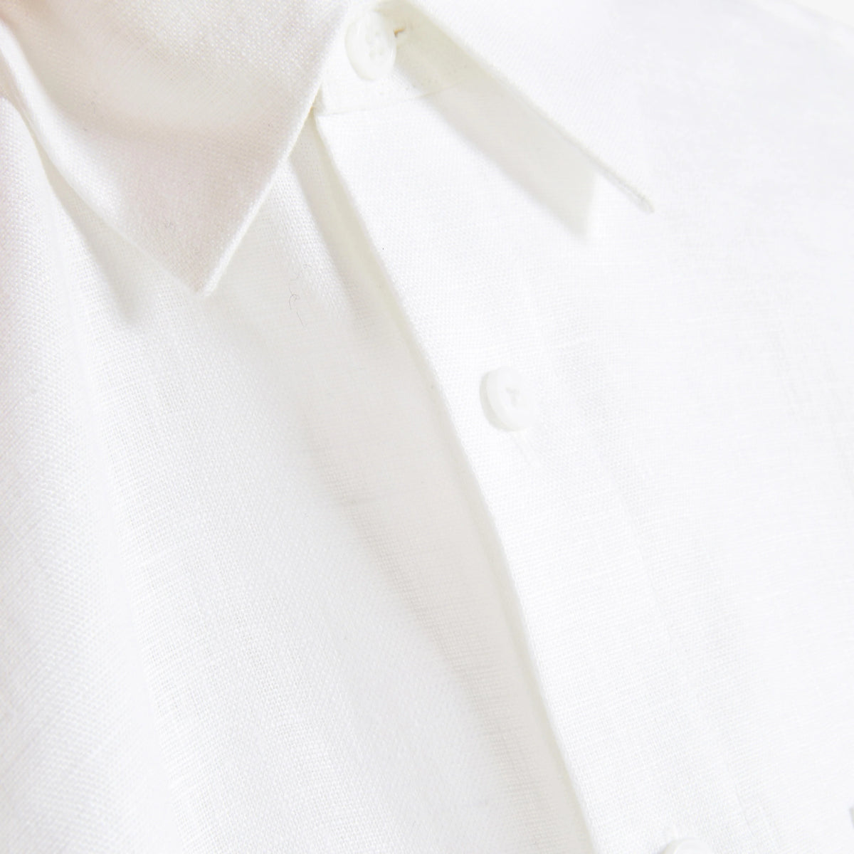 Linen white shirt men